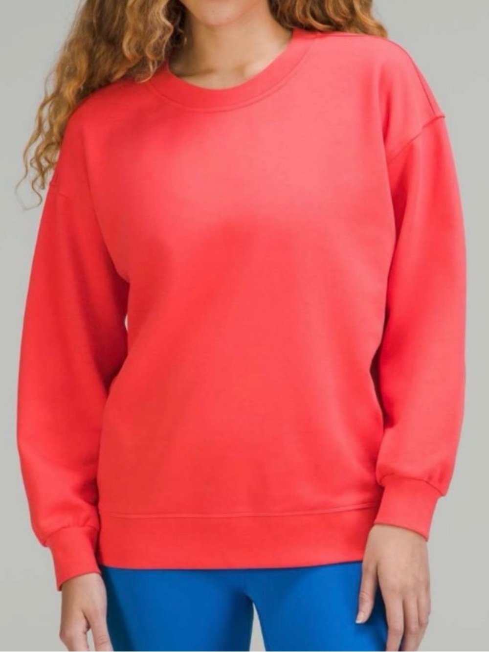 Lululemon Perfectly Oversized Crew Pale Raspberry Size 6